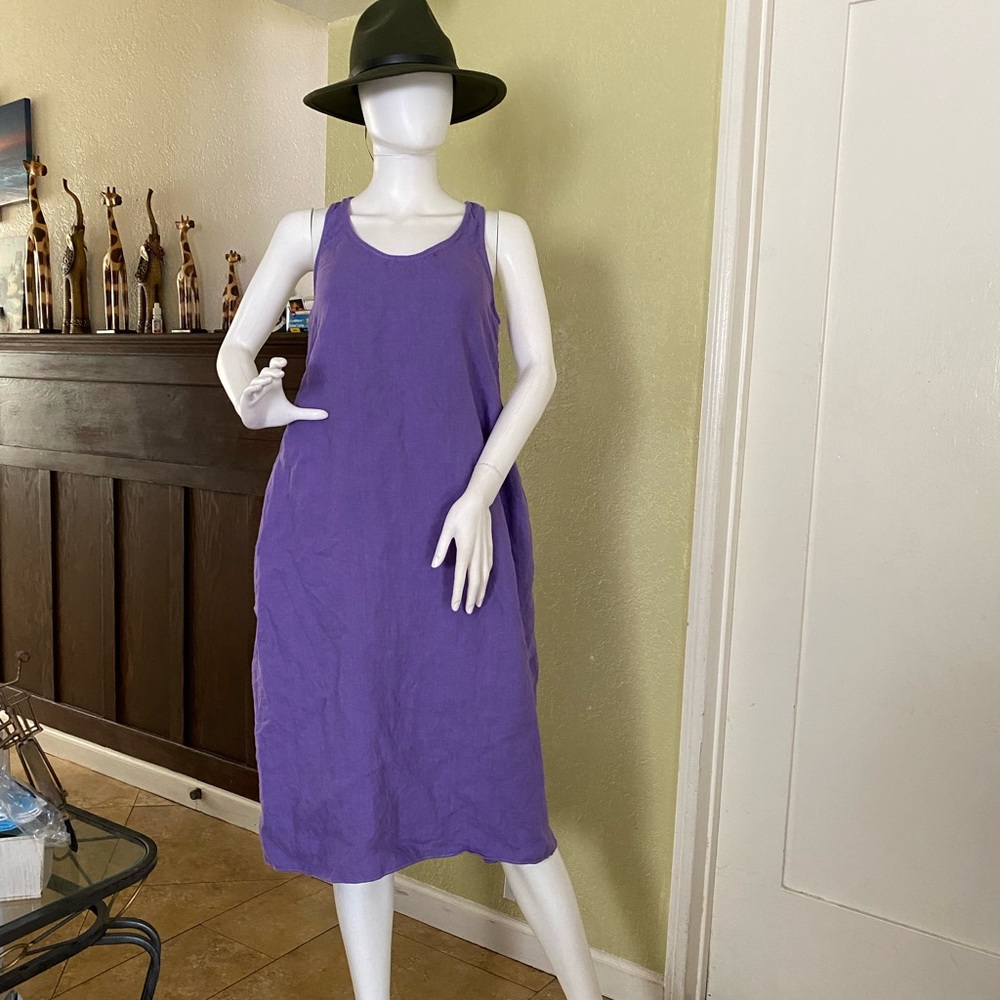 Linen dress size 1 Rachel craven